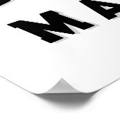 Baseball Player Afstuderen Poster (Hoek)