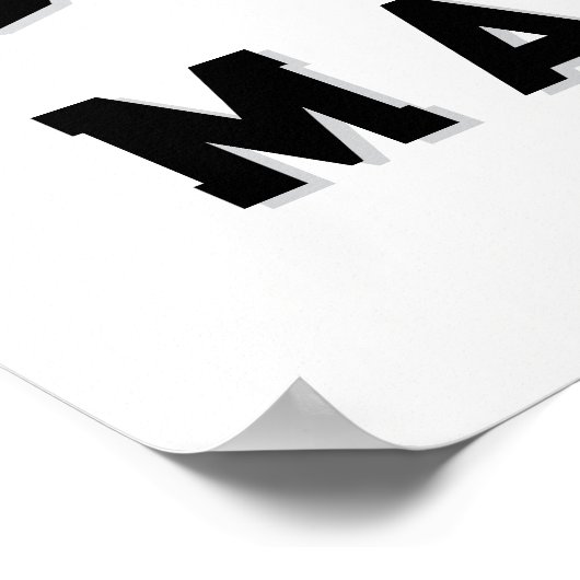 Baseball Player Afstuderen Poster (Hoek)