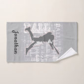 Baseball Player Design Bath Towel Set Bad Handdoek (Handdoek)