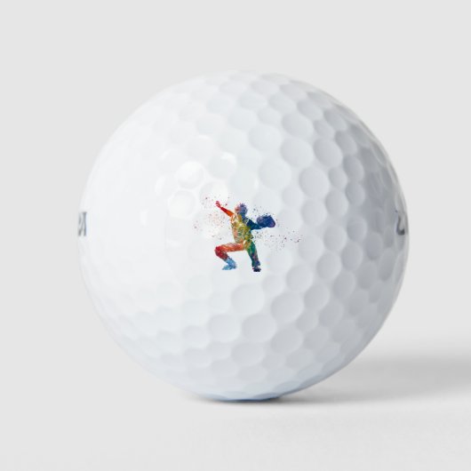 baseball player golfballen (Voorkant)