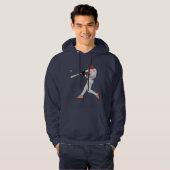 Baseball Player Hoodie (Voorkant volledig)