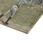 Baseball Player is op de tweede basis uitgevallen Snijplank (Hoek)