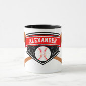 Baseball Player personaliseren Mok (Midden)