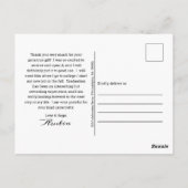 Baseball Player Photo Paars Afstuderen Hartelijk d Briefkaart (Achterkant)