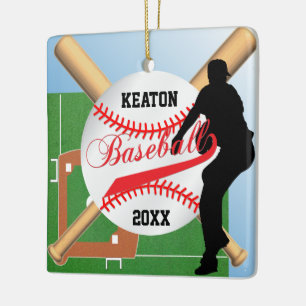 Baseball ⚾ Player (Pitcher) Keramisch Ornament
