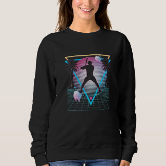 Baseball Player Retro 80s Style Vintage Vaporwave Trui