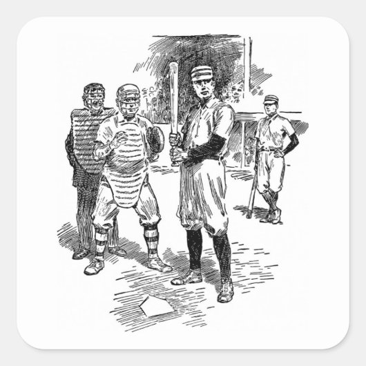  Baseball Player Sticker Set (Voorkant)