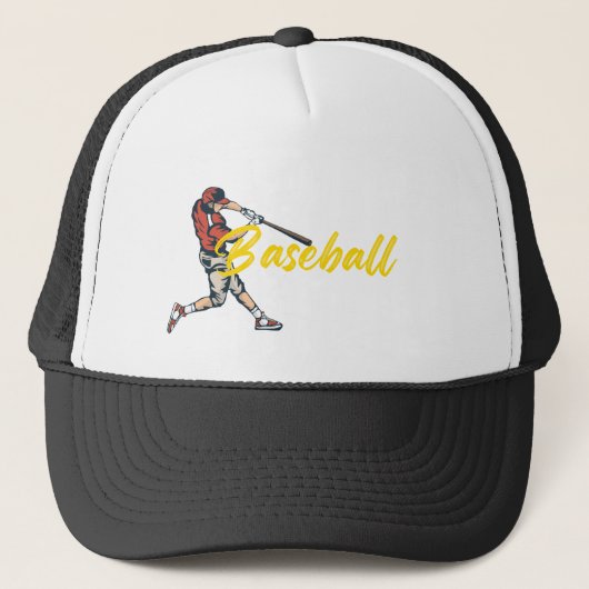 Baseball Player Trucker Pet (Voorkant)