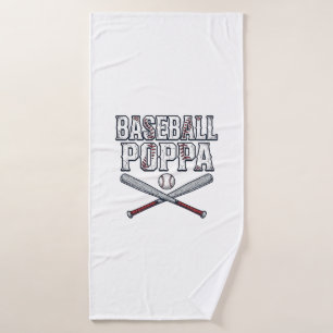 Baseball Poppa Vintage Gravure Design de T-shirt_1
