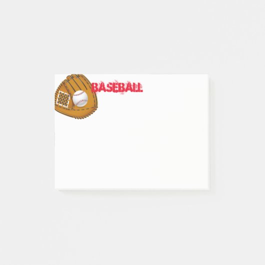 Baseball Post-it-Notes Post-it® Notes (Voorkant)