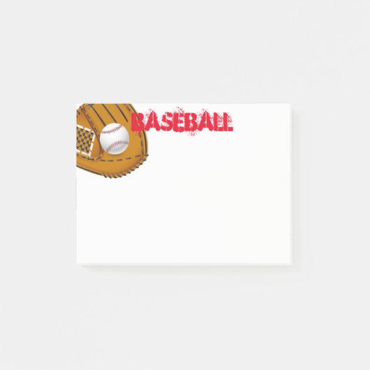 Baseball Post-it-Notes Post-it® Notes (Voorkant)