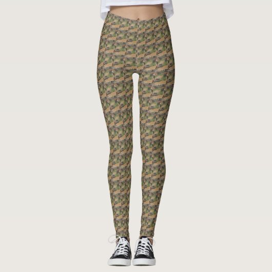 Baseball Poster Leggings vrouwen (Voorkant)