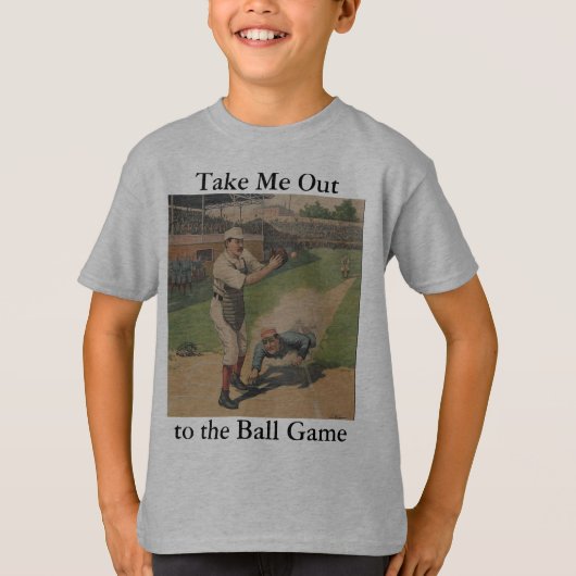 Baseball Poster T-Shirt (Voorkant)