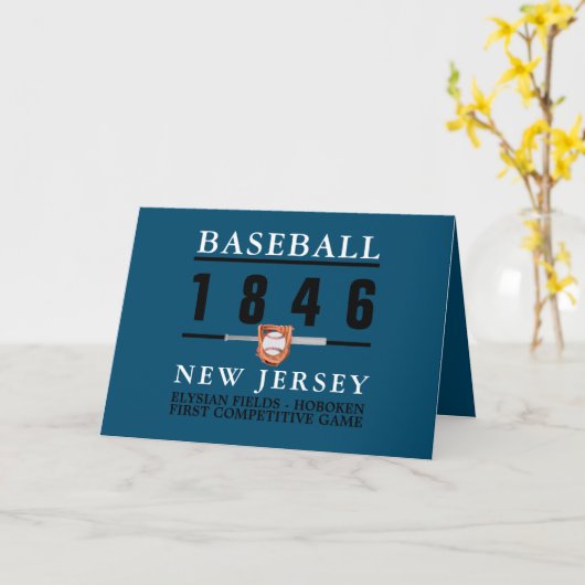 Baseball, première carte de jeu compétitive (Fleur jaune)