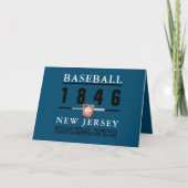 Baseball, première carte de jeu compétitive (Devant)