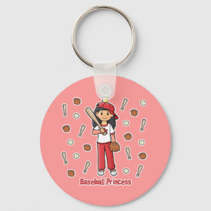 Baseball Princess Sleutelhanger