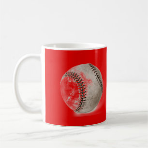 Baseball Red Pop Art Koffiemok