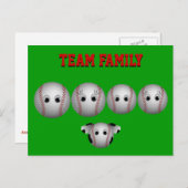 Baseball-reeks - Aangepast Briefkaart (Voorkant / Achterkant)