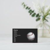 Baseball!REMOVE! Visitekaartje (Staand voorkant)