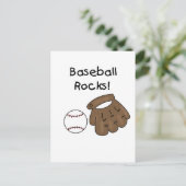 Baseball Rocks T-shirts en cadeautjes Briefkaart (Staand voorkant)