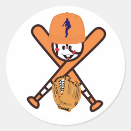 BASEBALL RONDE STICKER