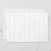 Baseball Rookie Boys Carte de remerciements d'anni (Dos)