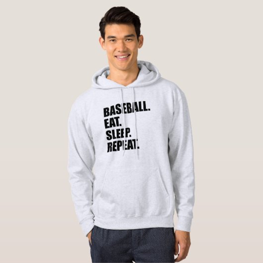 Baseball routine hoodie (Voorkant volledig)