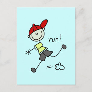 Baseball Run - Tshirts en cadeaus Briefkaart