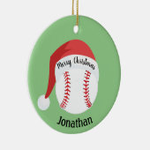 Baseball Santa Hat Ornament (Rechts)