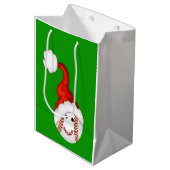 Baseball Santa Medium Cadeauzakje (Voorkant Gekanteld)