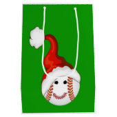 Baseball Santa Medium Cadeauzakje (Achterkant)