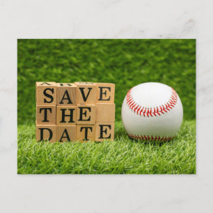 Baseball Save the Date for Party Briefkaart