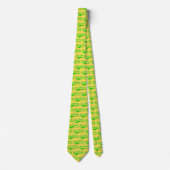 Baseball Script in groen Stropdas (Voorkant)