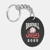 Baseball Senior Klasse 2025 Sleutelhanger (Voorkant Links)