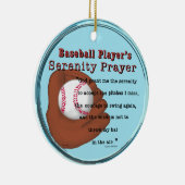Baseball Serenity Gebed Keramisch Ornament (Rechts)