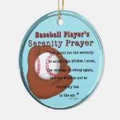 Baseball Serenity Gebed Keramisch Ornament (Links)