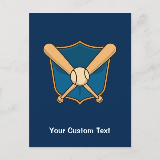 Baseball Shield Briefkaart (Voorkant)