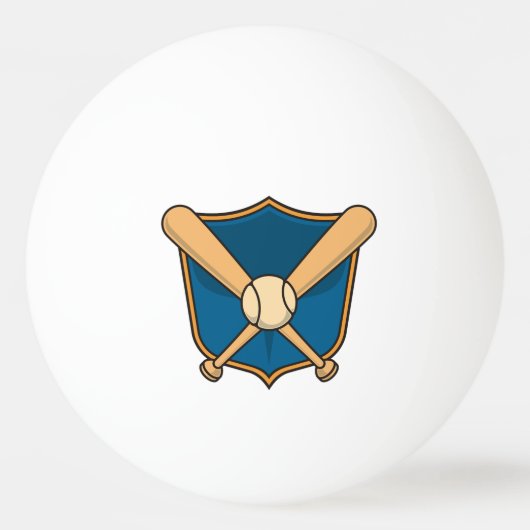 Baseball Shield Pingpongballen (Voorkant)