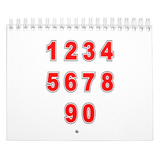 Baseball-Shirten Kalender (Hoes)