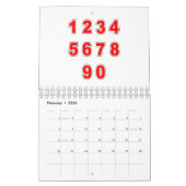 Baseball-Shirten Kalender (Feb 2026)