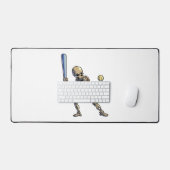 Baseball Skeleton Halloween Hommes garçons Basebal (Clavier et souris)
