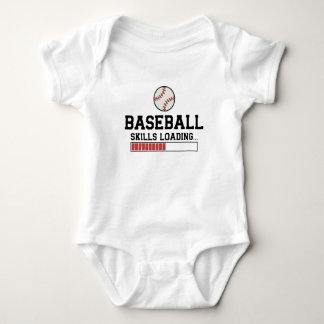 Baseball Skills Loading | Baseball Player Romper