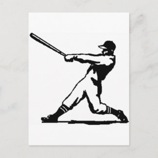 Baseball slaat briefkaart