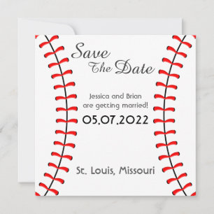 Baseball slaat de datum op save the date