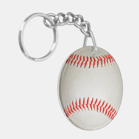 Baseball Sleutelhanger (Voorkant Links)