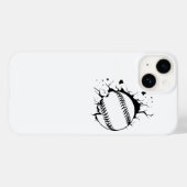 Baseball Smash Case-Mate iPhone Case (Achterkant (horizontaal))