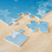 Baseball Snowman gedeorbeerd met populaire snacks Legpuzzel (Zijkant)