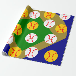 Baseball/Softball Cadeaupapier
