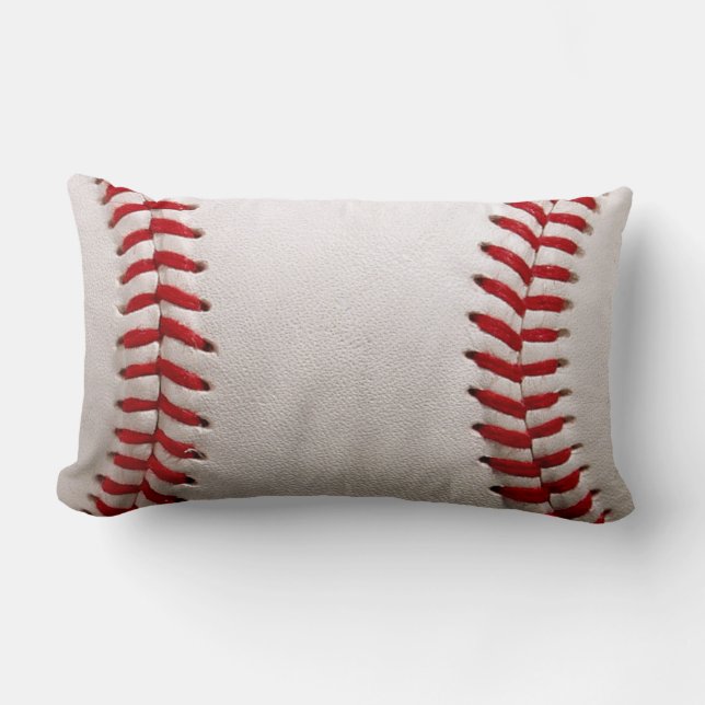 Baseball Softball Geborduurd Grafisch Kunstwerk -  Kussen (Voorkant)