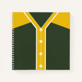  Baseball Softball Jersey Notitieboek (Voorkant)